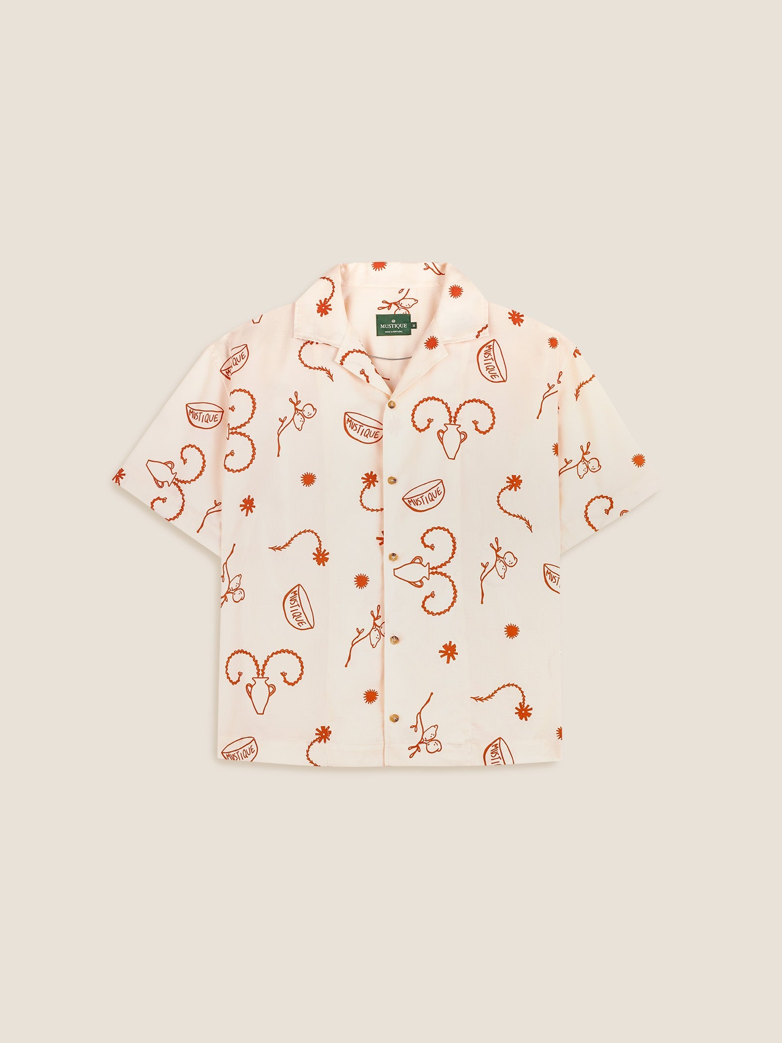 BEIGE VASES SHIRT