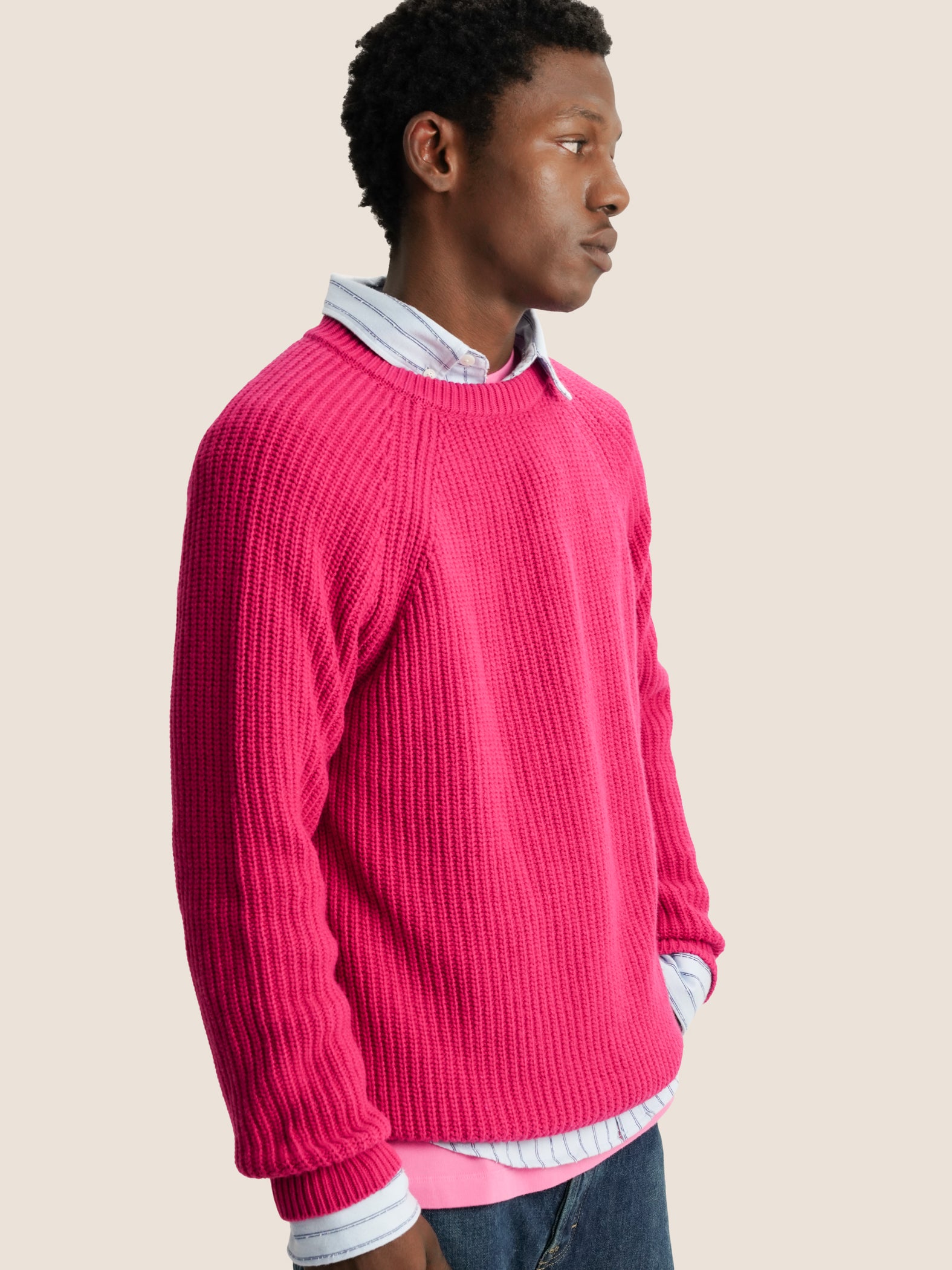 FUCSIA KNITTED SWEATER