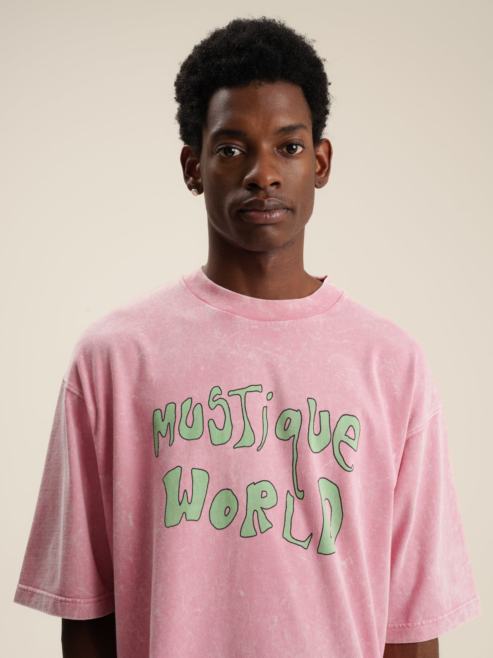 PINK MUSTIQUE WORLD T-SHIRT