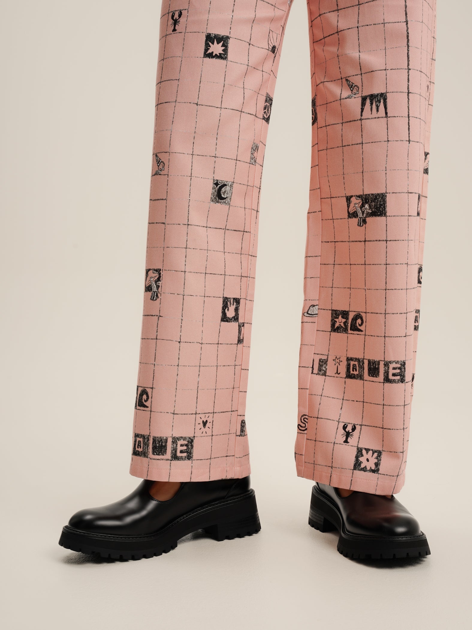 PINK SKATE TROUSERS