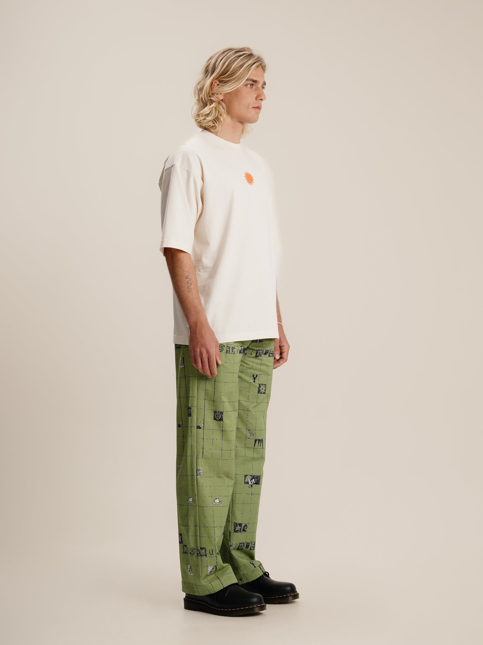 GREEN SKATE TROUSERS