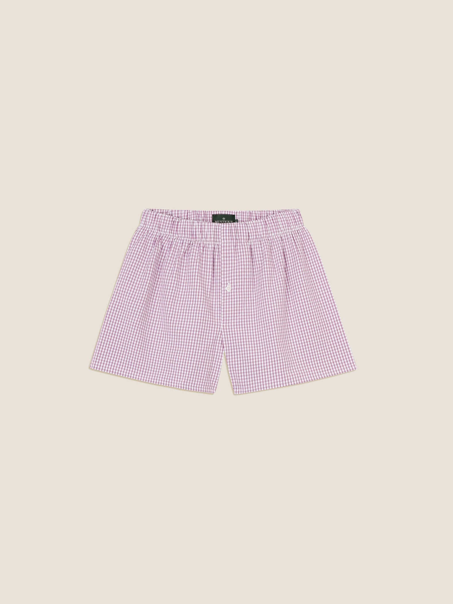 LILAC VICHY BOXER SHORTS