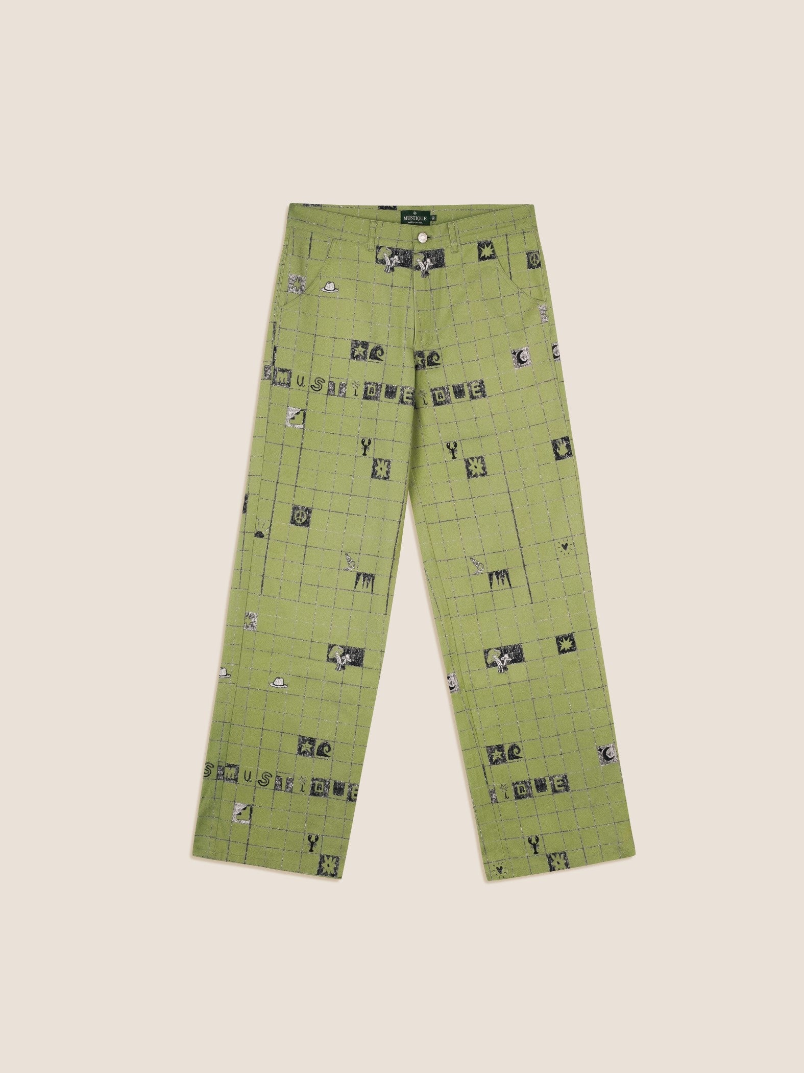 GREEN SKATE TROUSERS